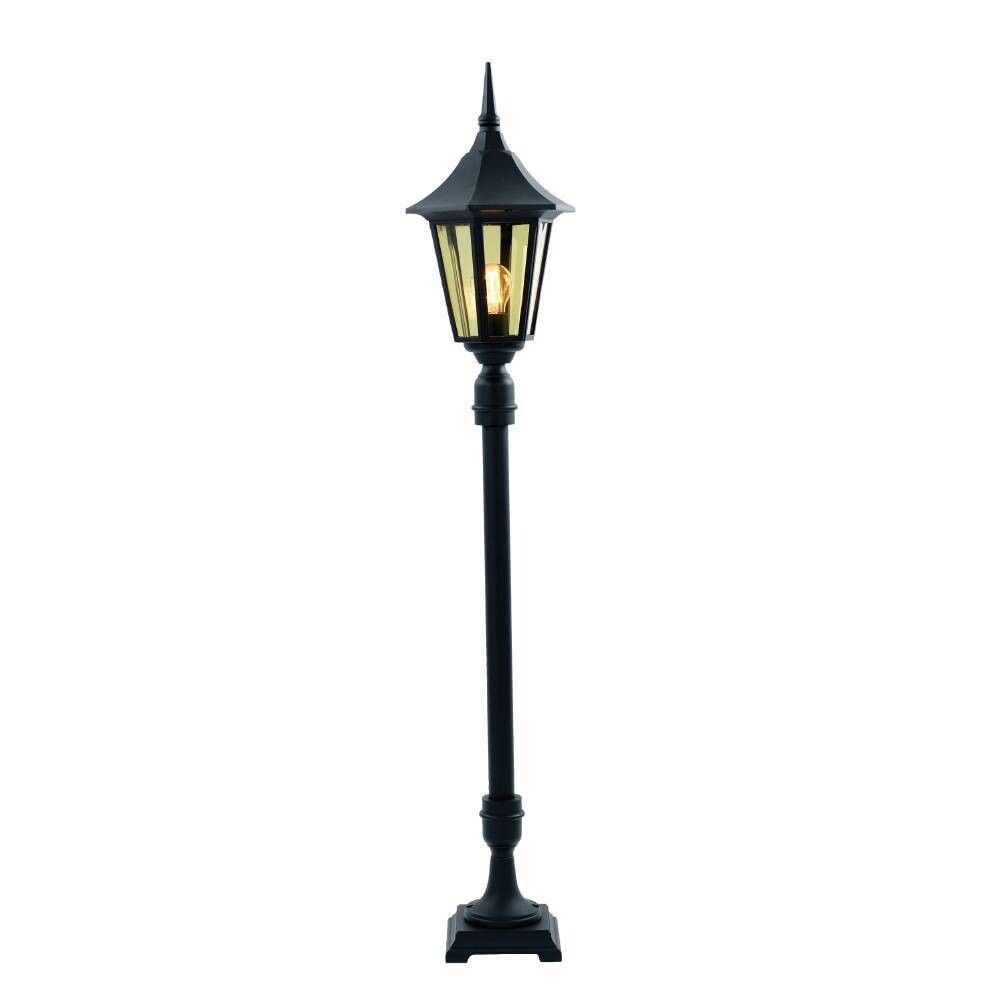 LYKTESTOLPEEGLO BERGEN LAV H126CM 1X6 SORT