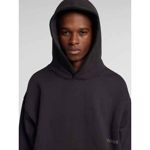Annarr Artice Ink Terry Hættetrøje, Jet Black, L