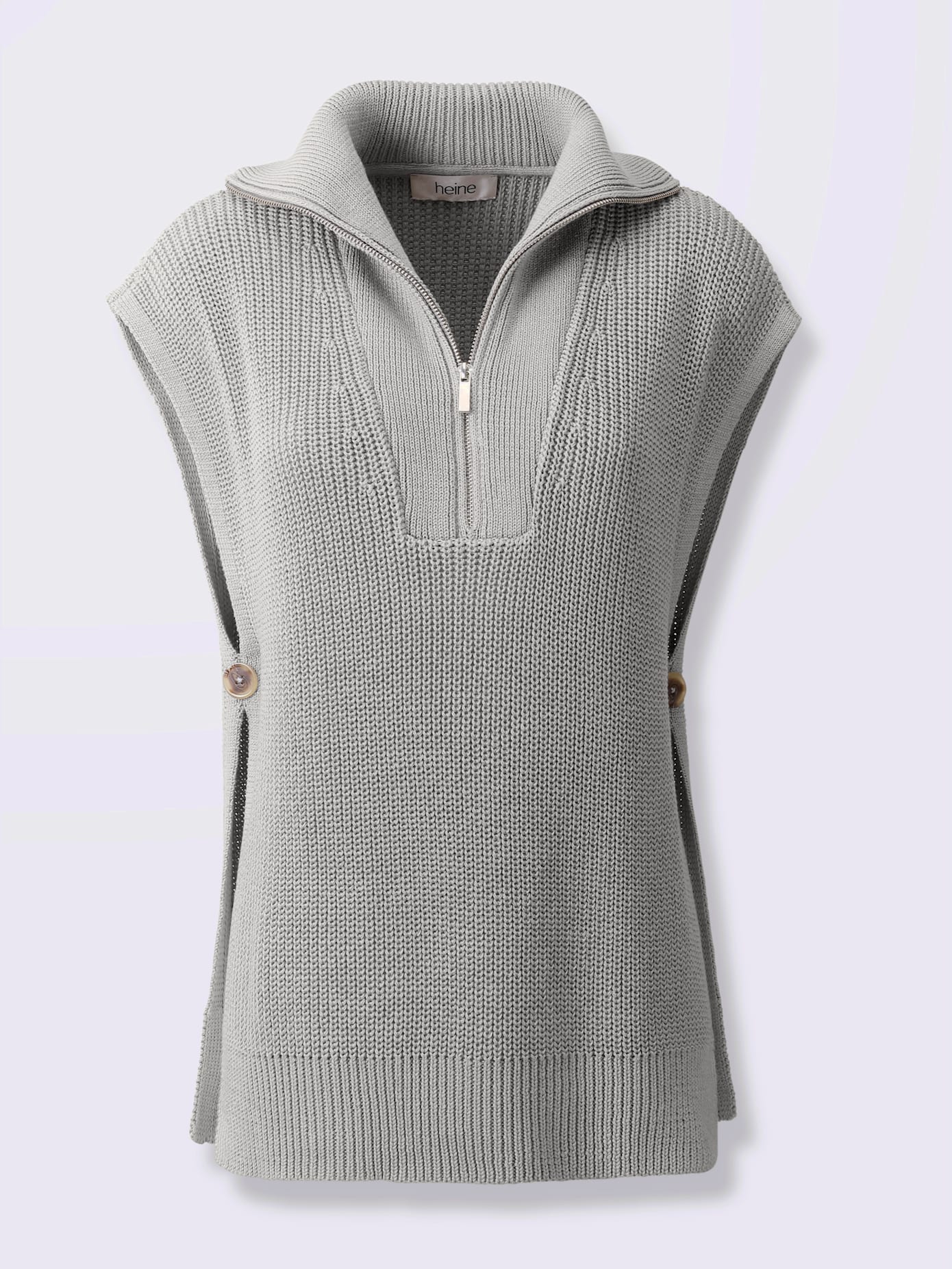 Débardeur en tricot col camionneur