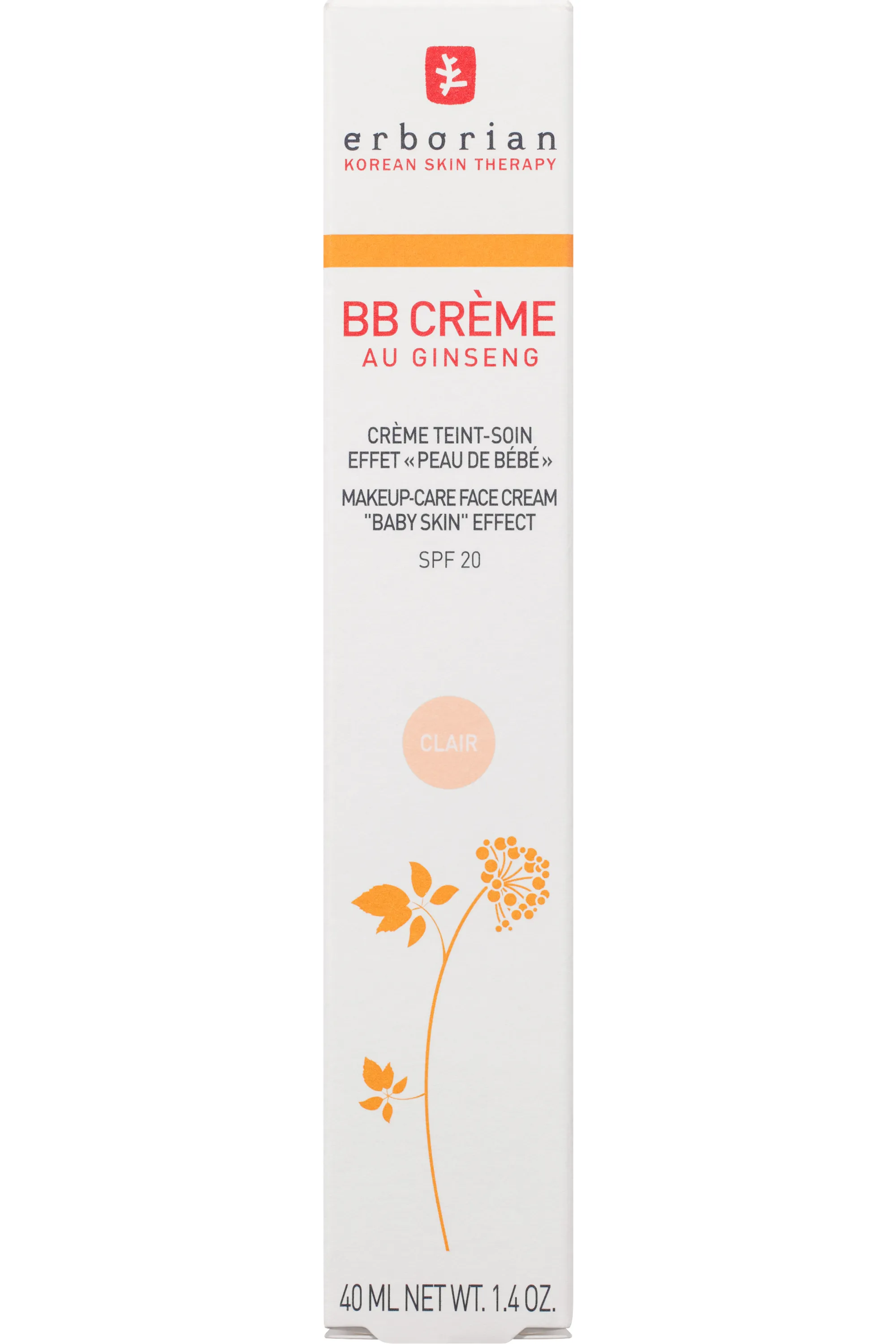 Erborian BB Crème au Ginseng SPF20 clair-15 ml
