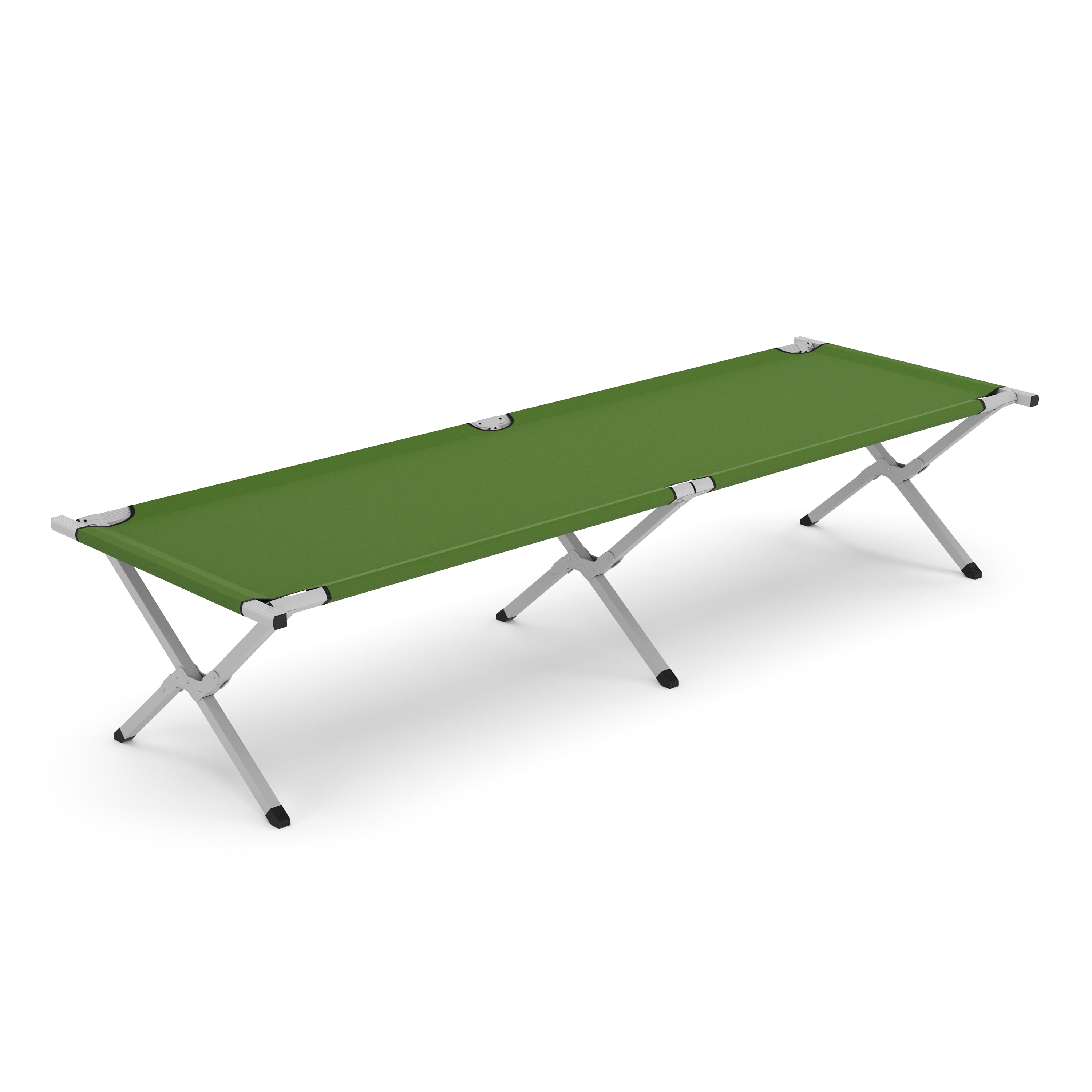 Campingbett klappbar ZEEK 210 x 72 x 45 cm grün