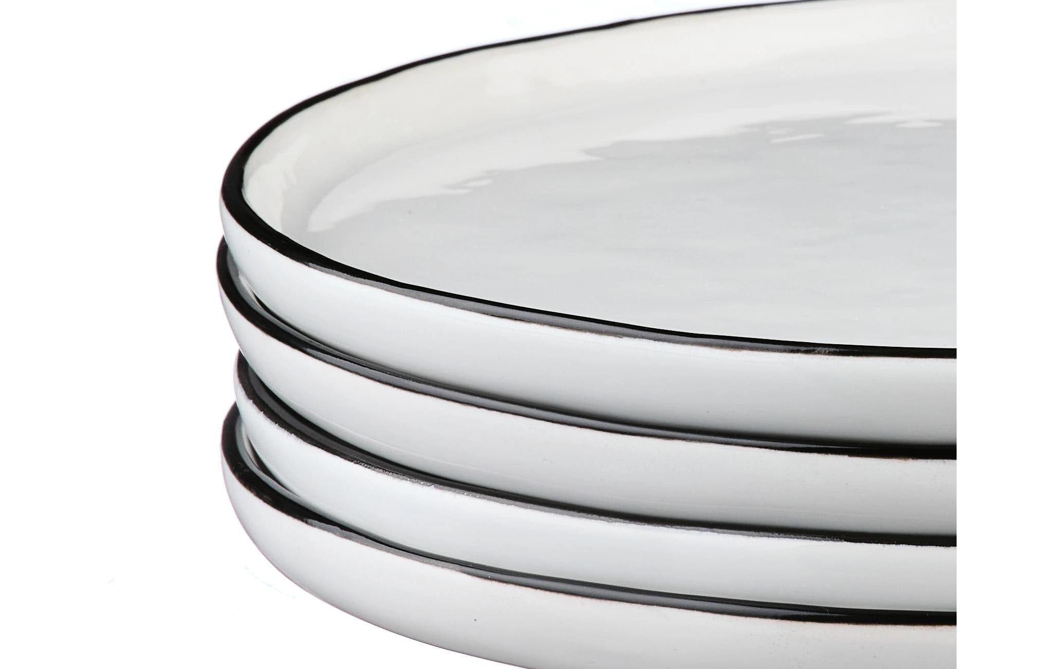 Teller-Set Pure Ø 16.5 cm, 4 Stück, SchneeweissVorspeisen- und kleine Servierteller