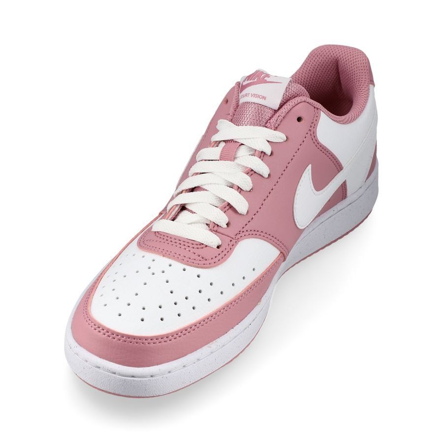 Nike Chaussures Court Vision Low Next Nature - Pourpre/Blanc Femme
