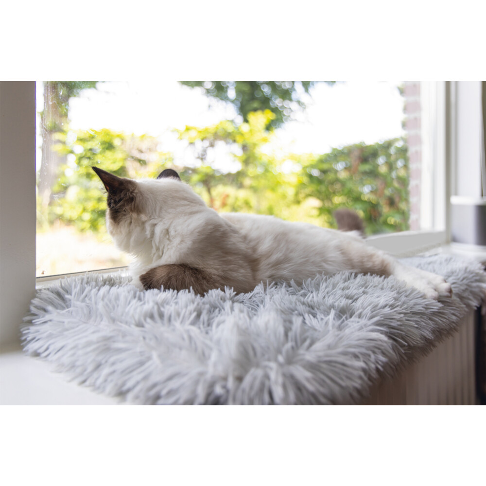 Beeztees Kitten Vensterbank Mat Blizz Grijs 65 cm