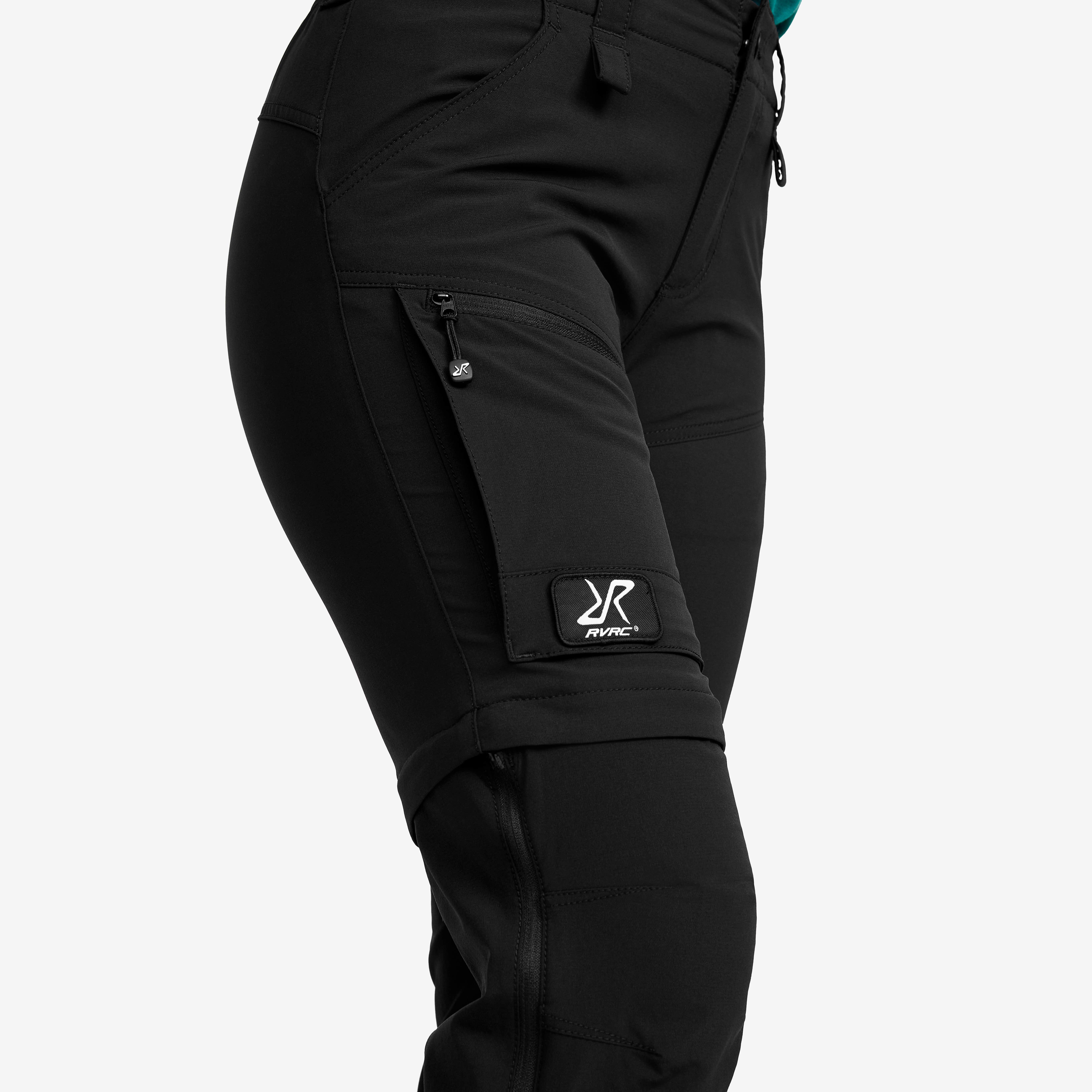 Range Pro Stretch Zip-off Pants Dame Black