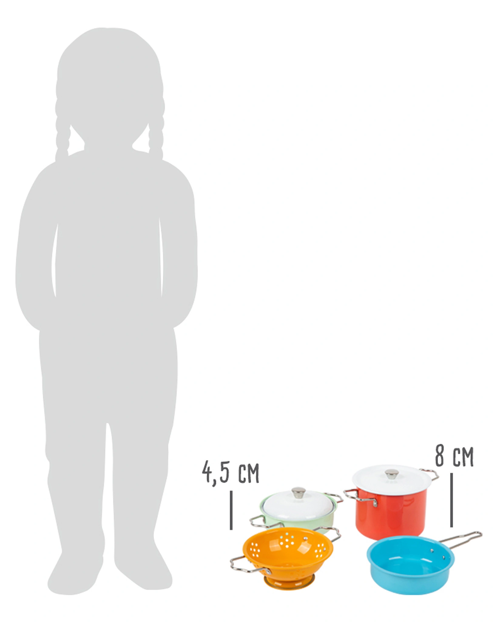 Kochgeschirr-Set COLOR COOK 10-teilig