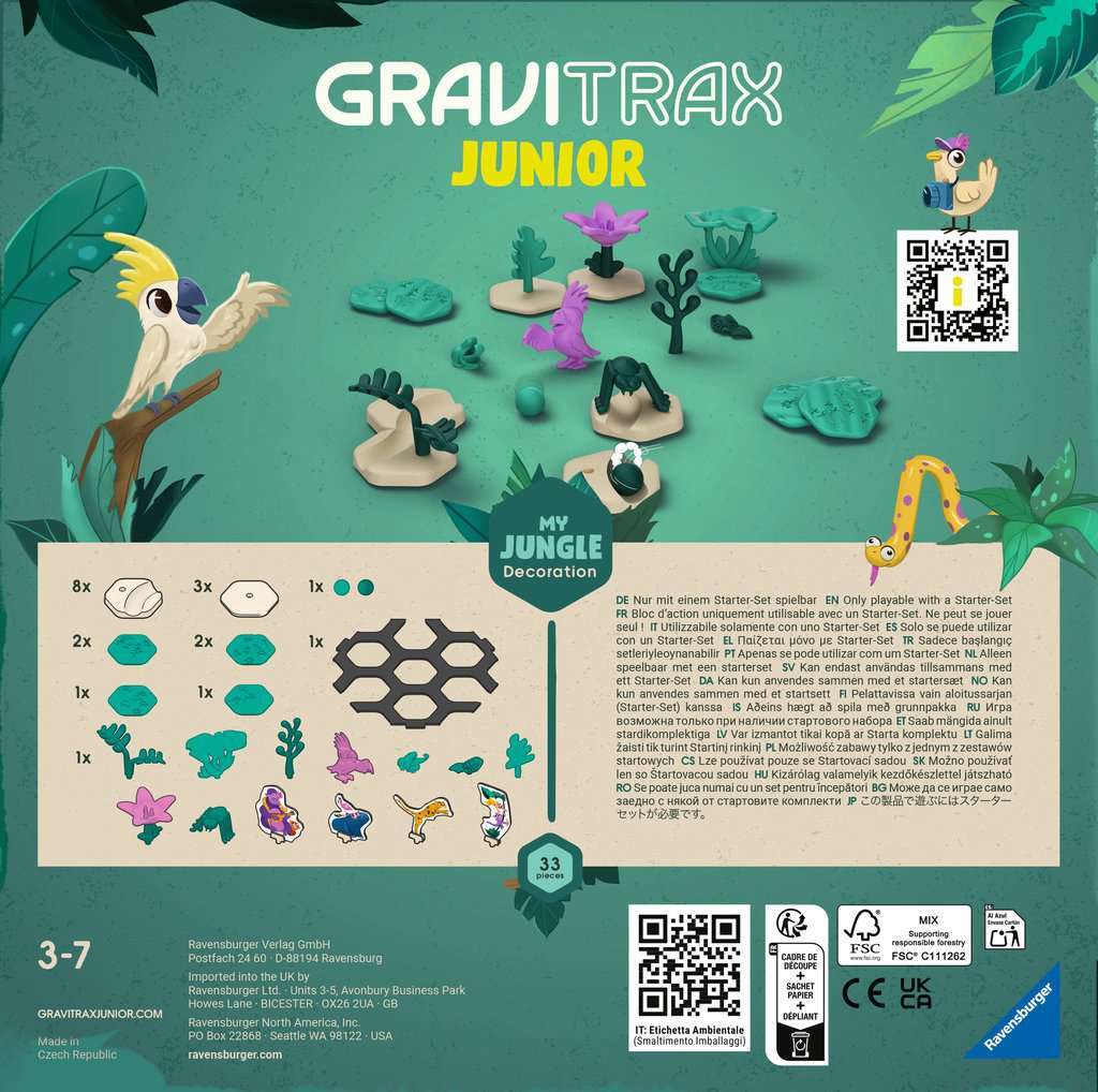 Ravensburger Spiel GraviTrax Junior Extension Jungle