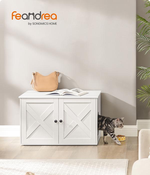 Feandrea Katzenklo-Schrank mit Türen, ca.