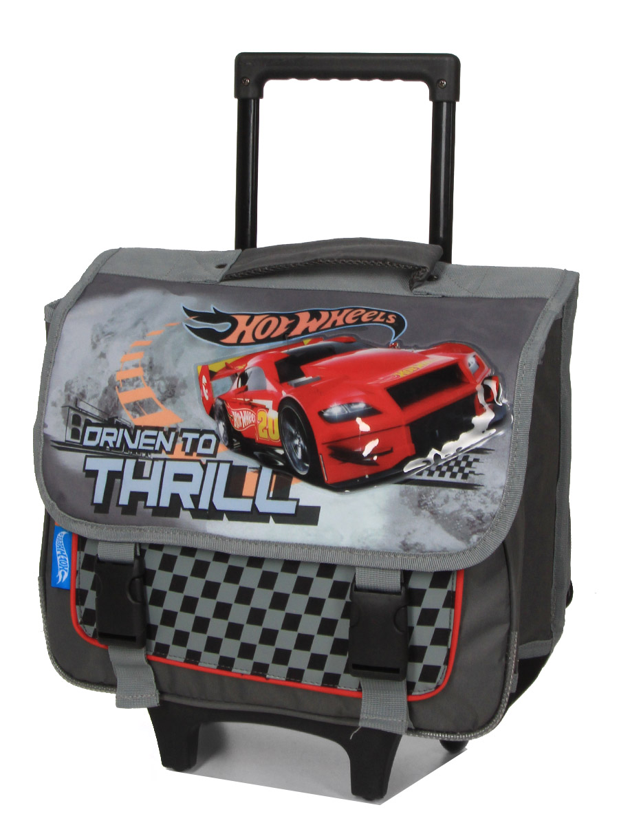 Cartable À roulettes Hot Wheels Thrill 38 cm
