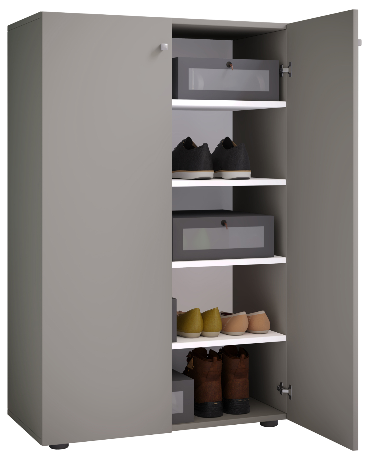 Mehrzweckschrank LONA XL - grau - Holz - 110 cm