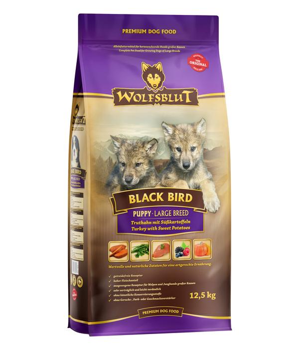 WOLFSBLUT Trockenfutter für Hunde Black Bird