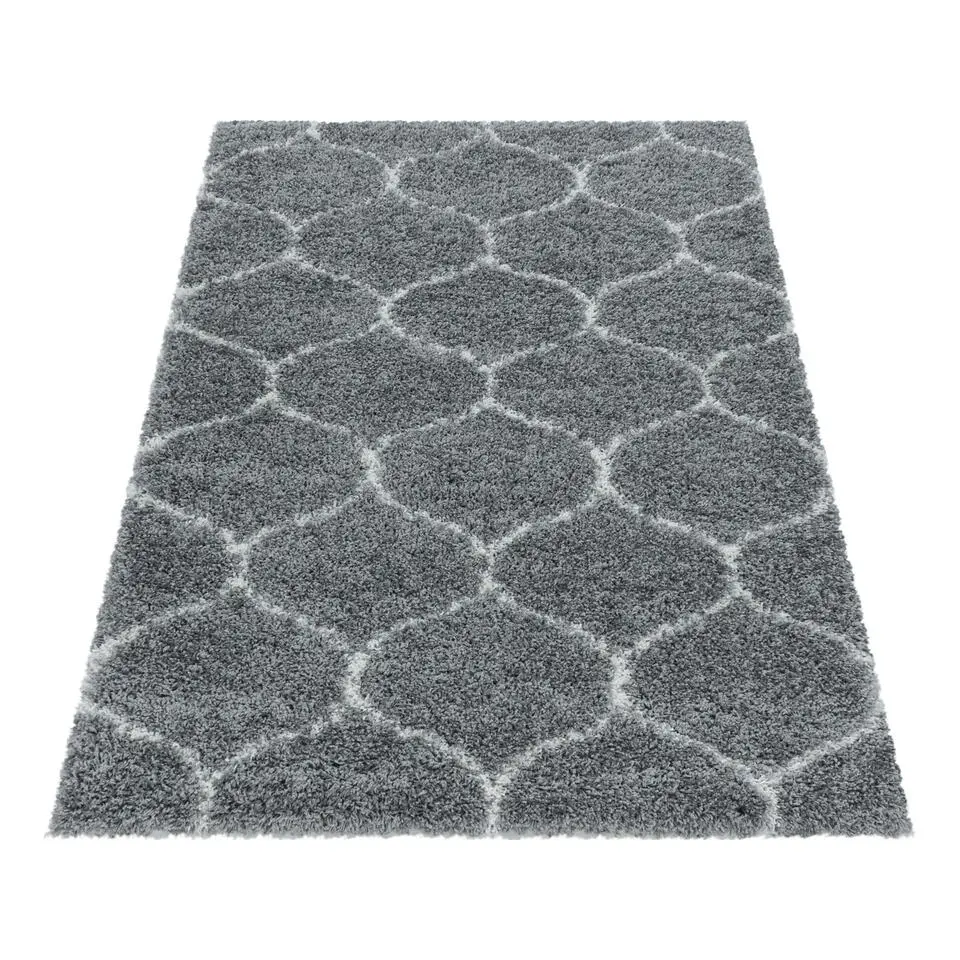 Opera Soft Shaggy Hoogpolig Vloerkleed Grijs - 240x340 CM