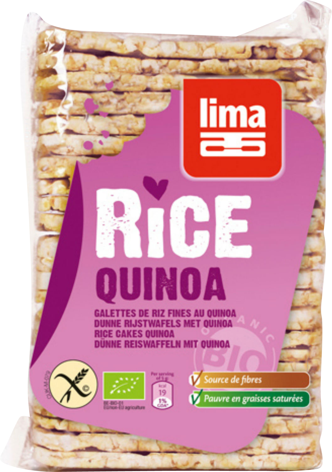 LIMA Reiswaffeln dünn mit Quinoa 130 g