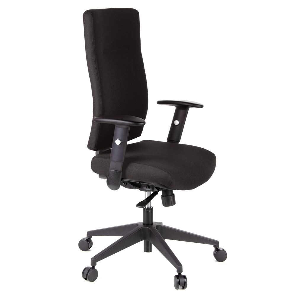 Profi Bürostuhl PRO-TEC 300 Stoff mit Armlehnen (höhenverstellbar) hjh OFFICE