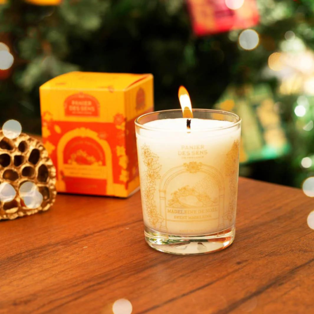 Bougie Parfumée Madeleine de Noël PANIER DES SENS