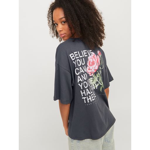 JJXX Sandra Loose T-shirt, Asphalt, XL