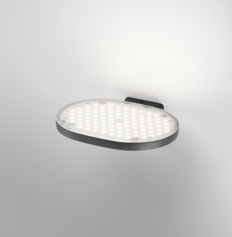Flos Oplight W1 wandlamp LED satijn zwart
