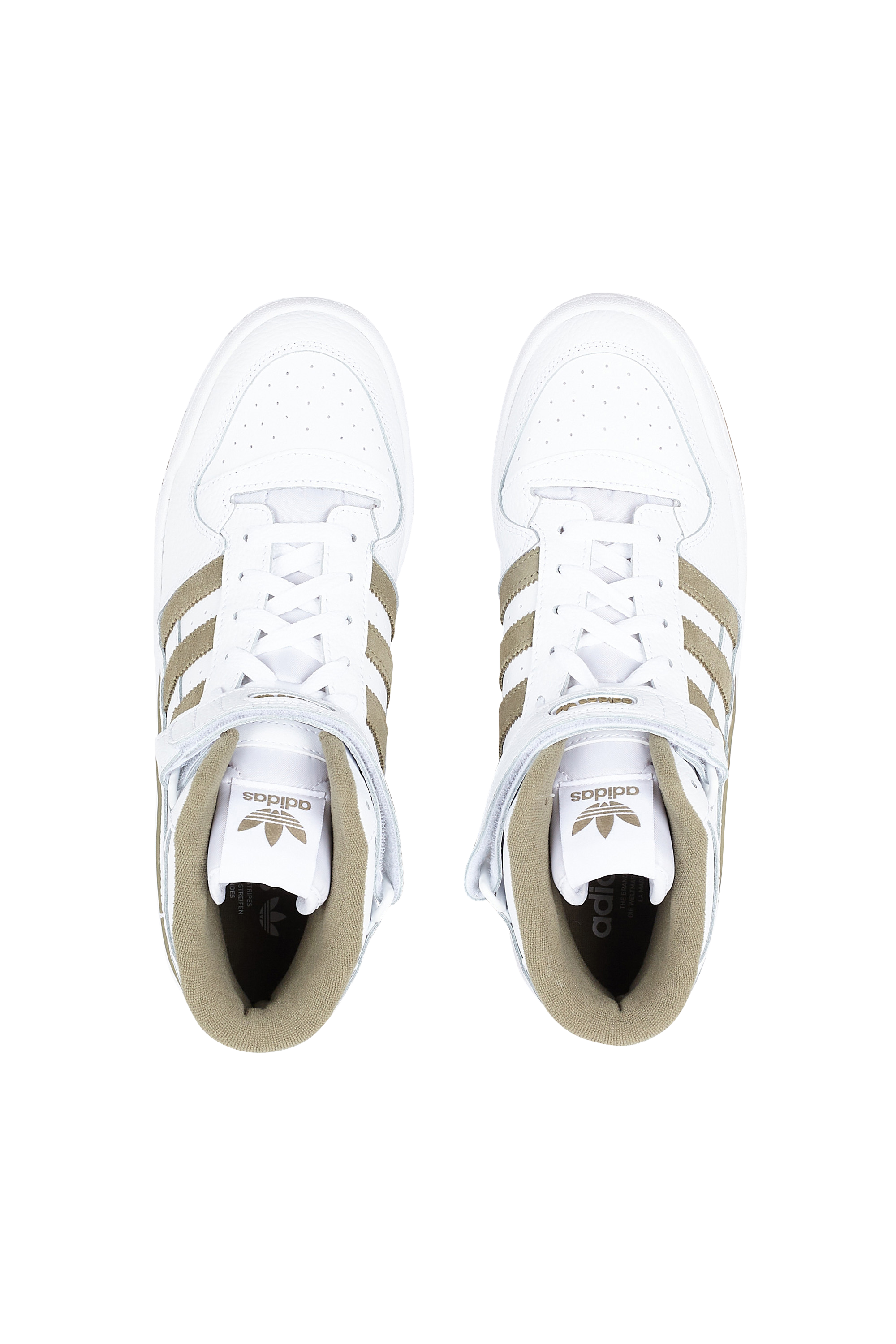 ADIDAS Baskets basses Forum Mid  Blanc