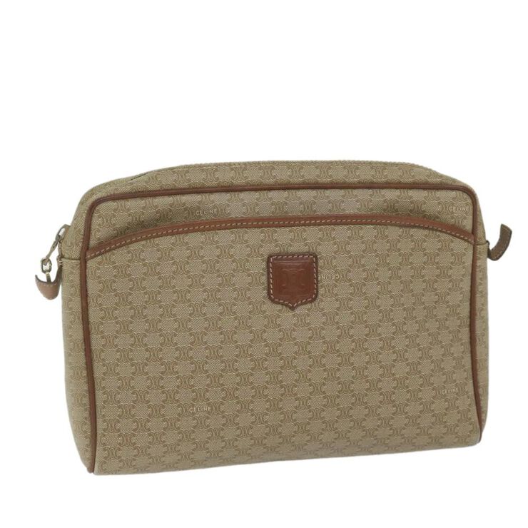Celine Vintage Celine Clutch Beige