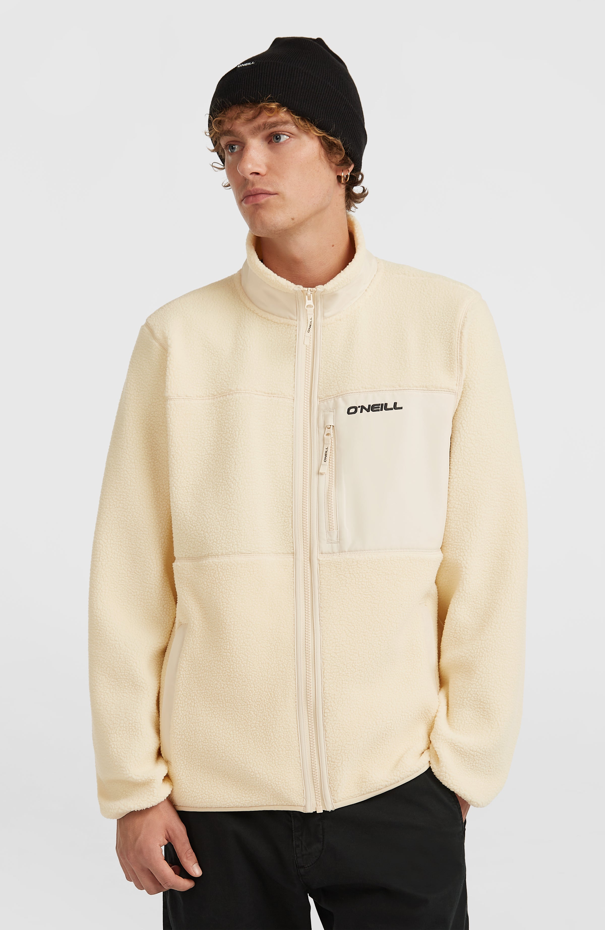 Must-Have High-Pile fleecevest met volledige rits