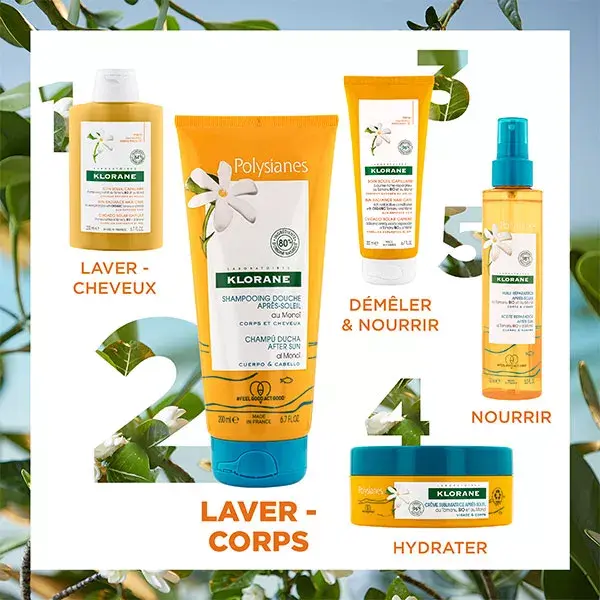 Klorane Monoï Shampoo Pós-Solar 200ml