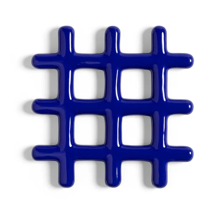 &Klevering Dessous de plat Grid | Bleu