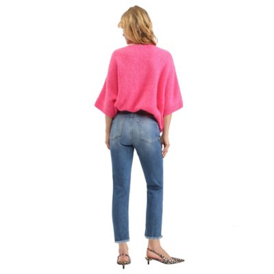 Jean femme Girl Fit 7/8 Bleu Moyen PLEASE