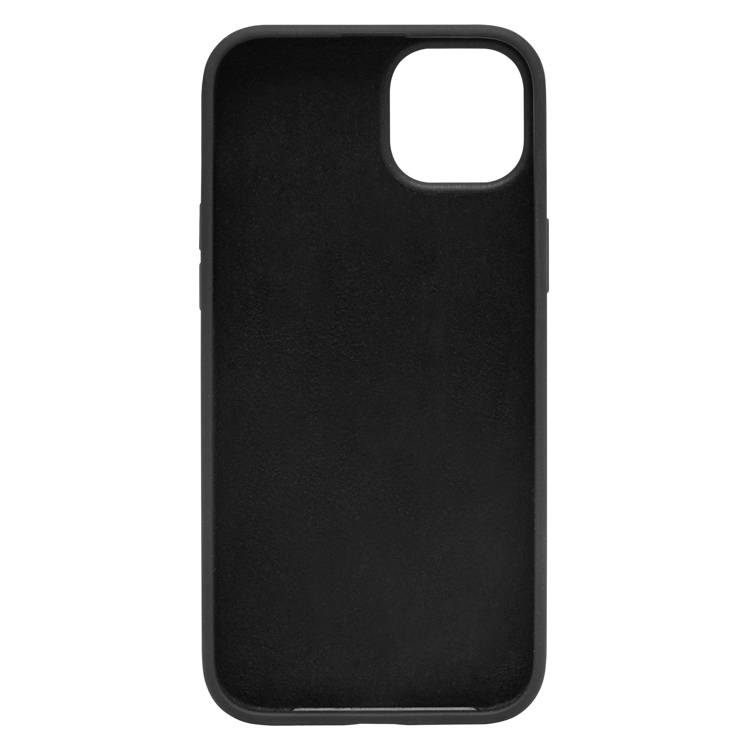 Linocell Rubber case for iPhone 15 Plus Svart