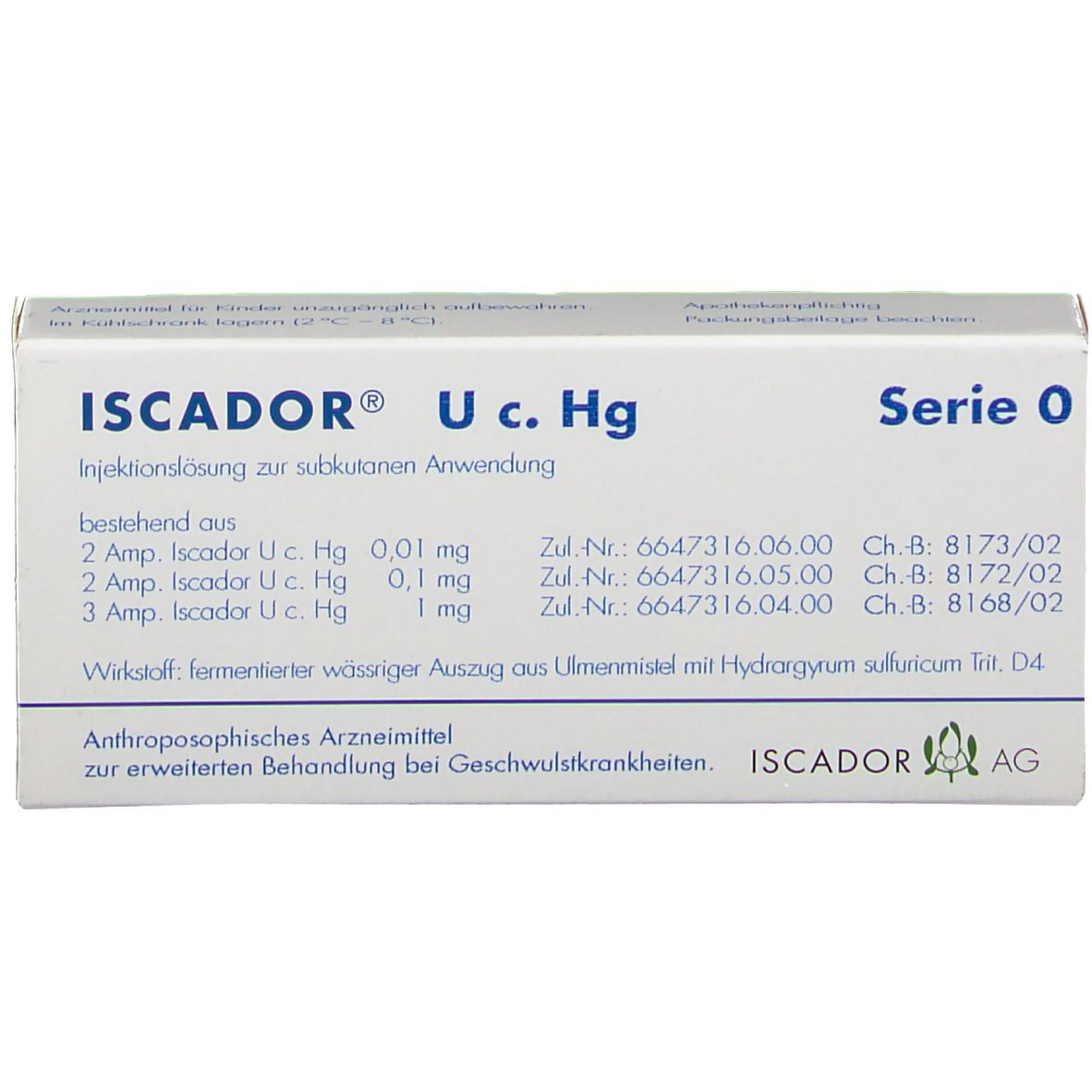 ISCADOR® U c. Hg