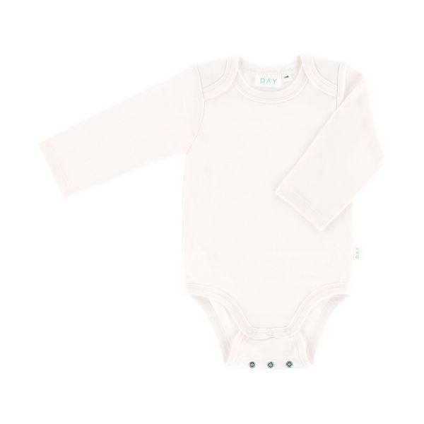 DAY Romper Lange Mouw + Grow-Along - Off White - Mt. 50/56