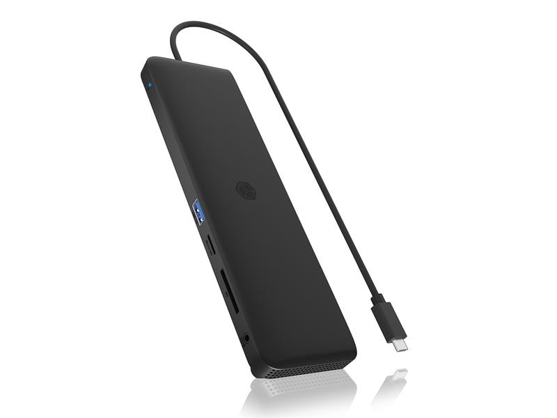 ICY BOX Dockingstation IB-DK2116-C Mobile DockingStation mit dreifacher Videoausgabe