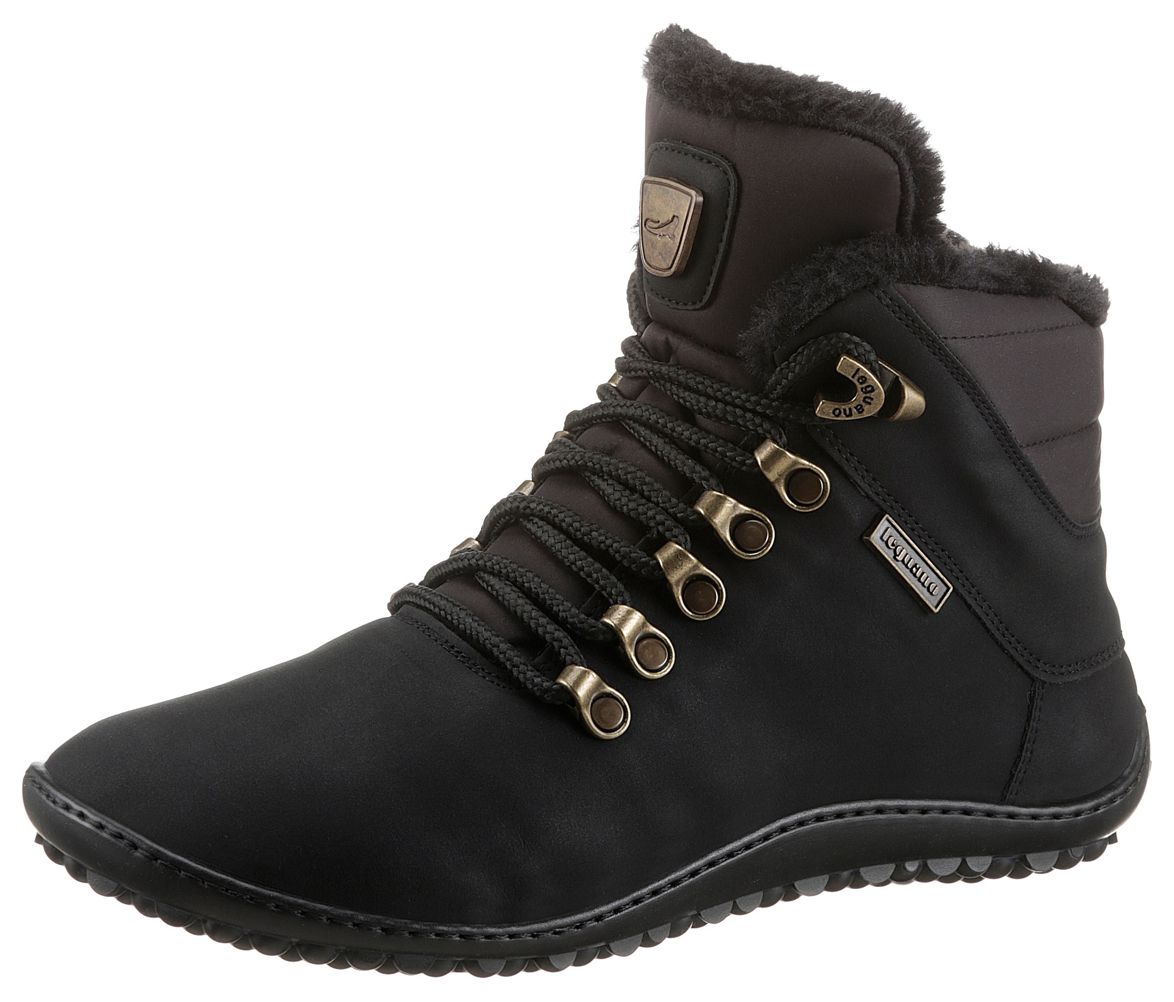 Leguano Barfussschuh »HUSKY«  , Bequemschuh, Komfortschuh, Flats, Schnürboots, einzigartig flexibel