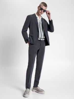 Terno Slim Fit Tingido em Peça