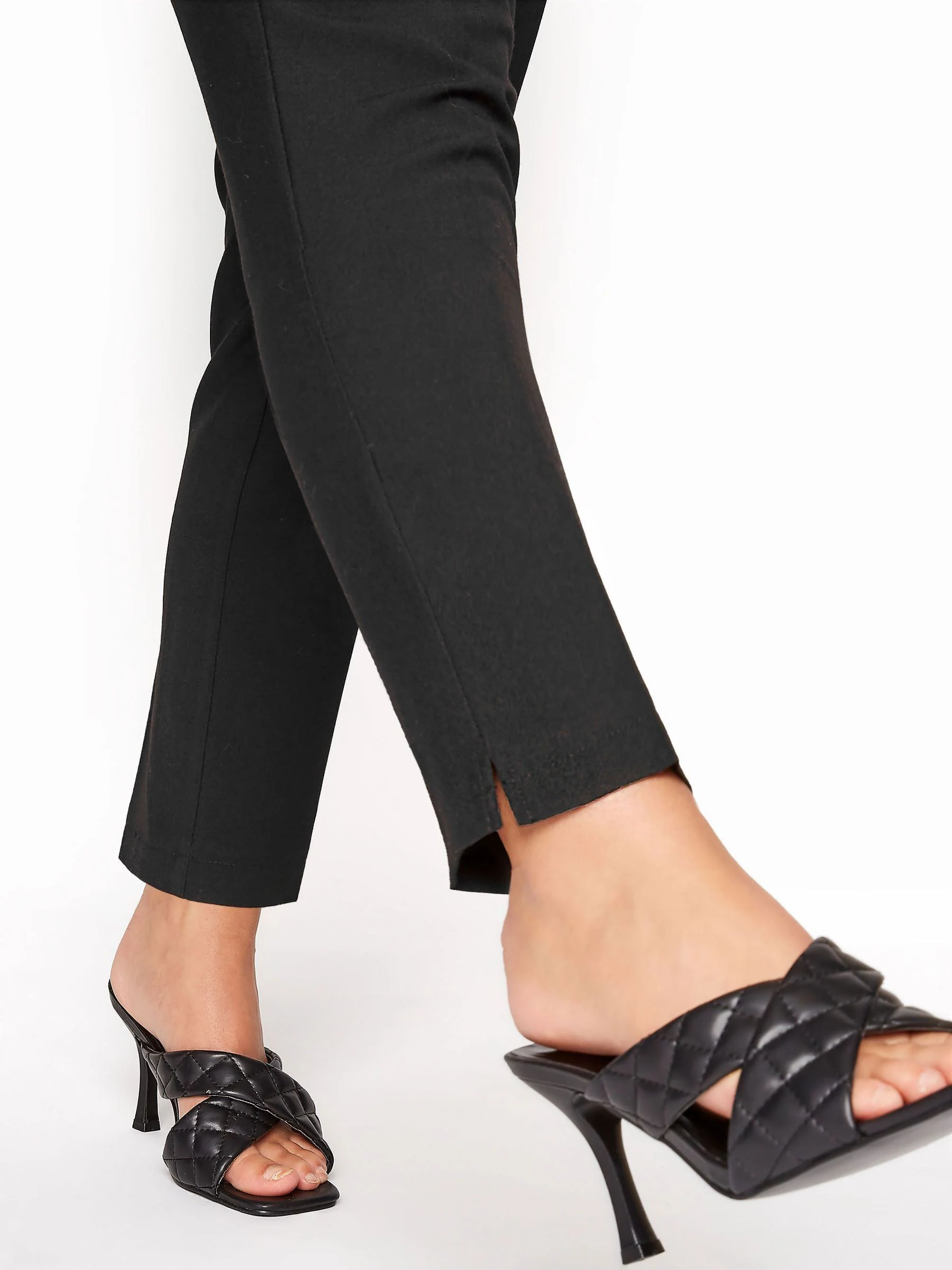 Yours Curve elastische stretchbroek met toelopende pijpen