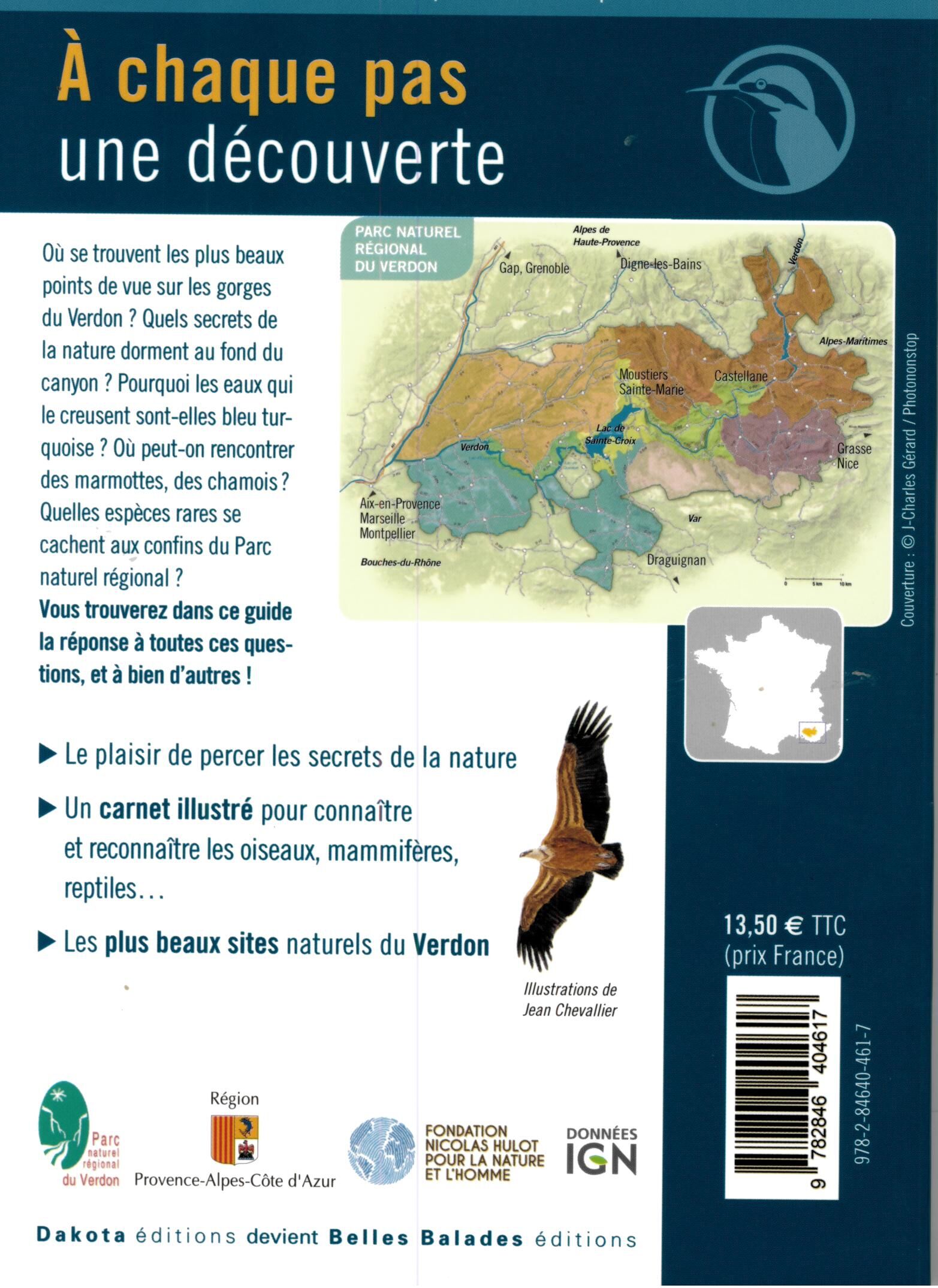 EDITIONS DAKOTA - BALADES NATURE PNR DU VERDON