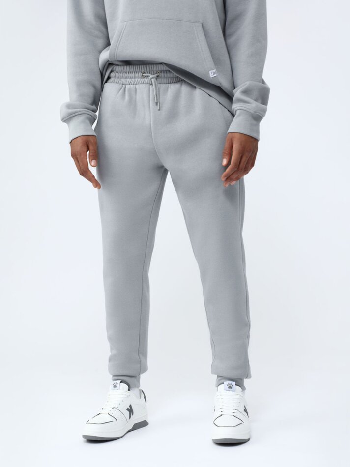 Calça jogger básica - Cinza Pérola