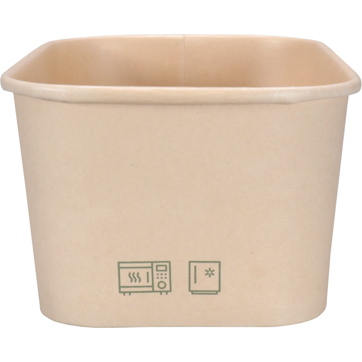 Depa Bak, Bamboepapier + PP, 1000ml, maaltijdcontainer, 169x117x76mm, naturel