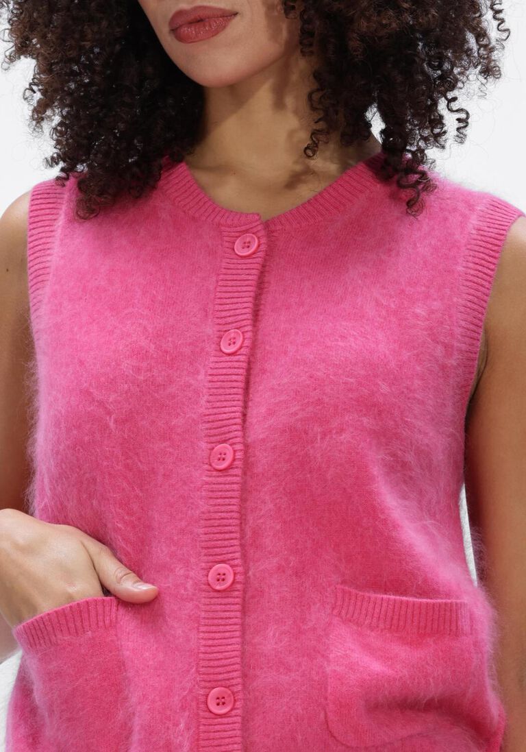 roze absolut cashmere vest lana