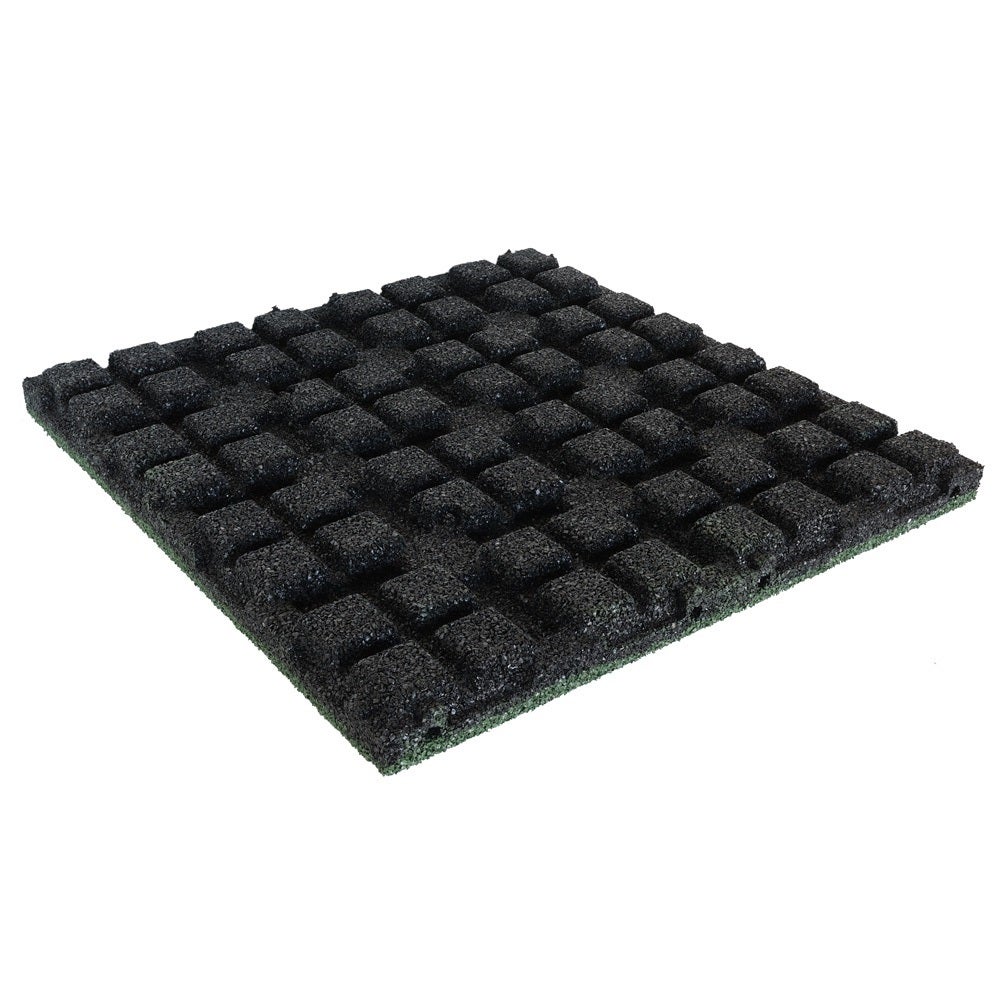 Rubbertegel 45 mm - 50 x 50 cm - Groen