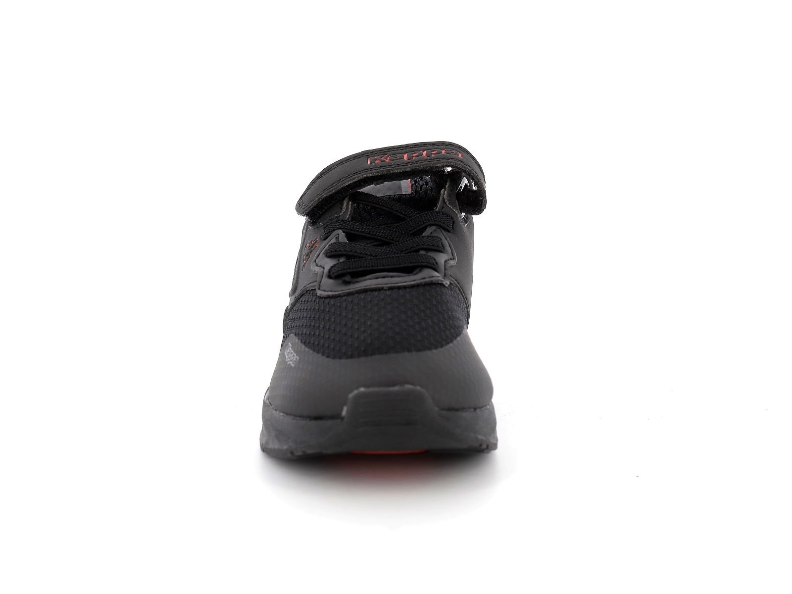 Kappa-33152ZW Matières combinées Noir Rouge