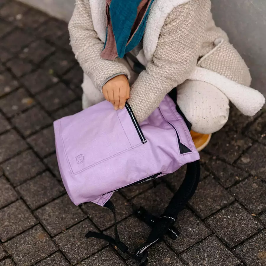 Anna und Oskar Fairer Kinderrucksack Kalle Mini Flieder