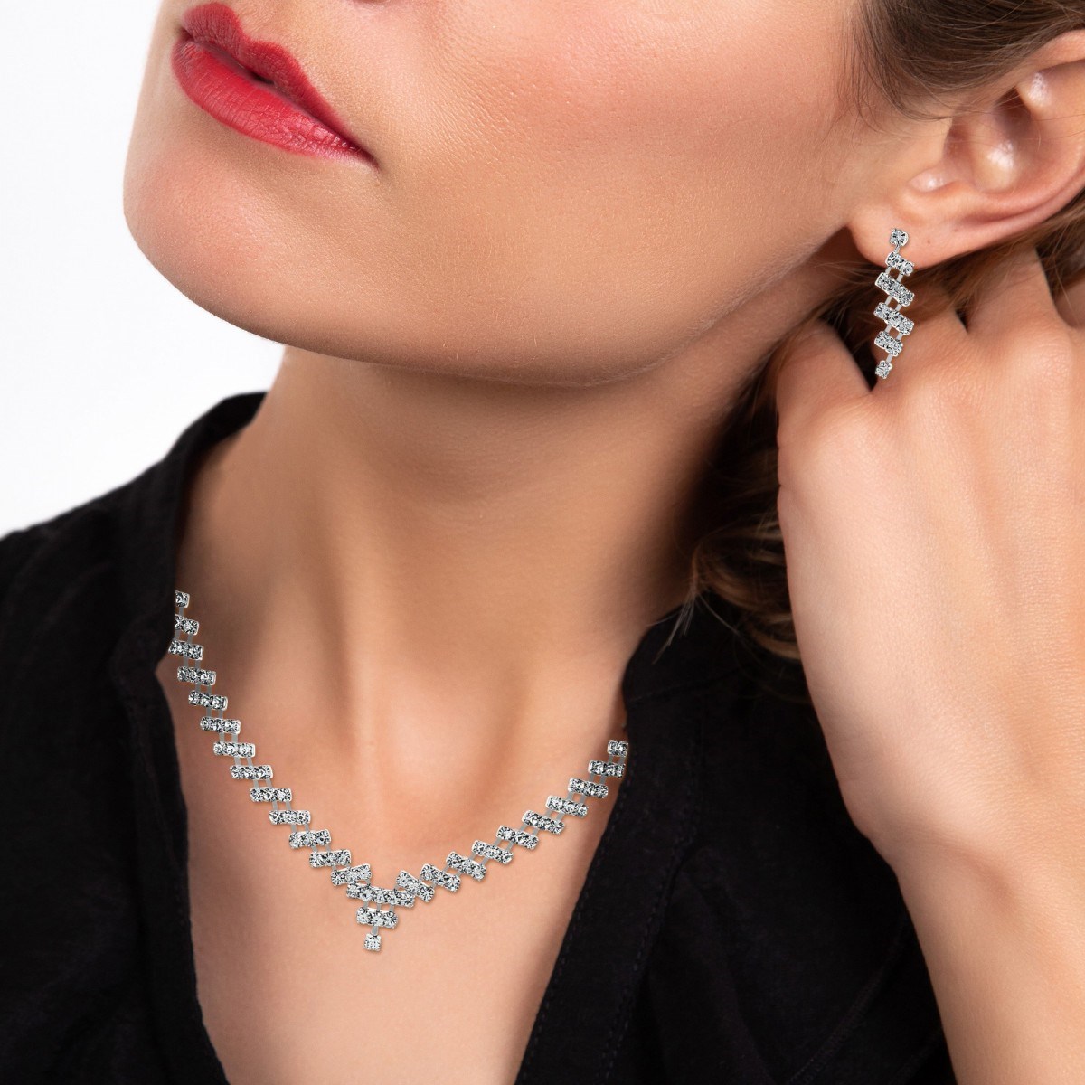 Parure SC Crystal ornée de Zirconium