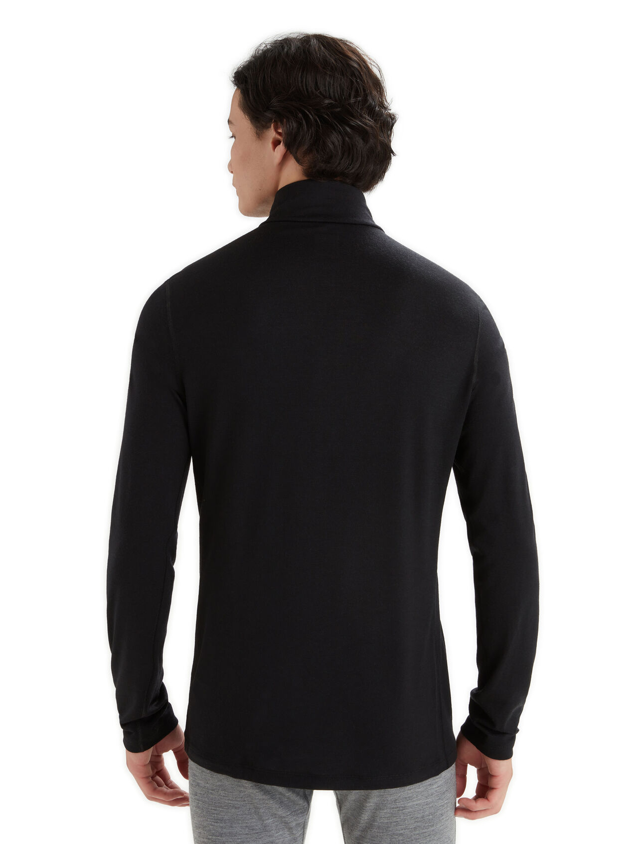 Merino 200 Oasis LS Half Zip Herre Black