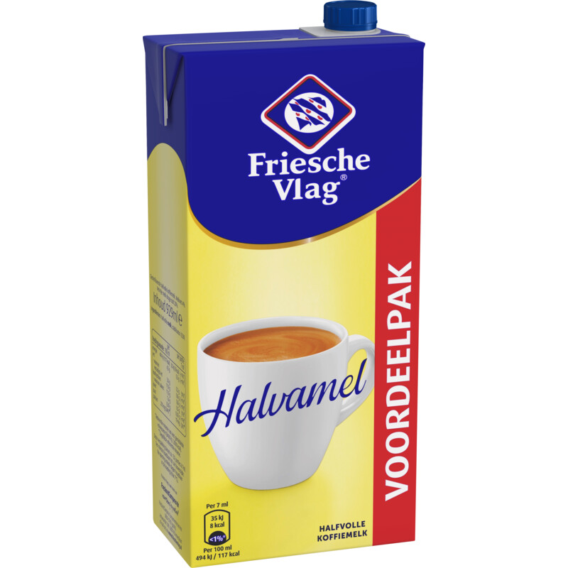 Friesche Vlag Halvamel voordeelverpakking