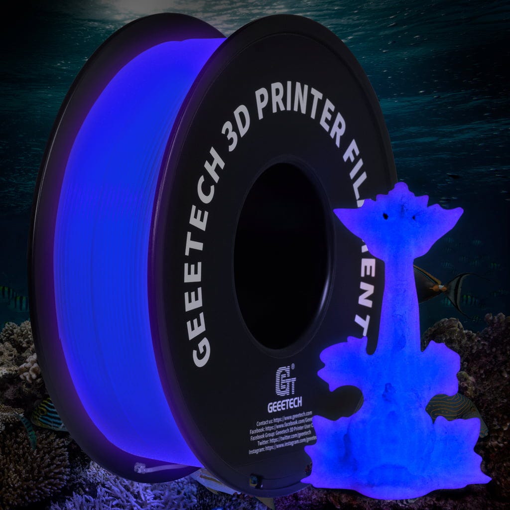 GEEETECH  PLA Luminous Purple, 1,75 mm / 1000 g    Lass deine Ideen in Purple leuchten
