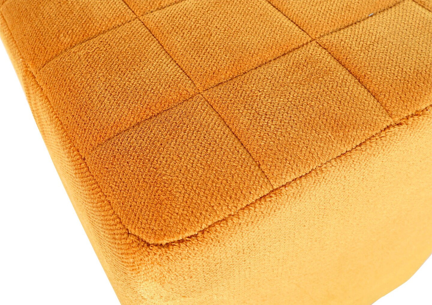 Hocker Cowboy 42x48x42 cm gold, plüsch