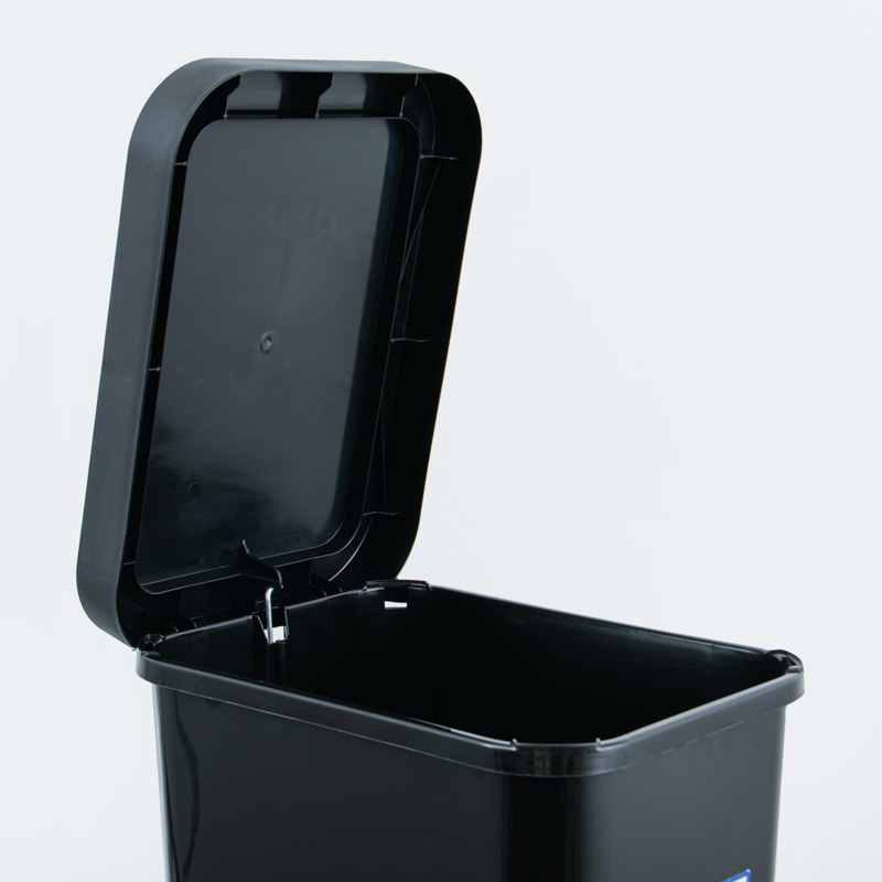 Poubelle 'Moda' noire 45L