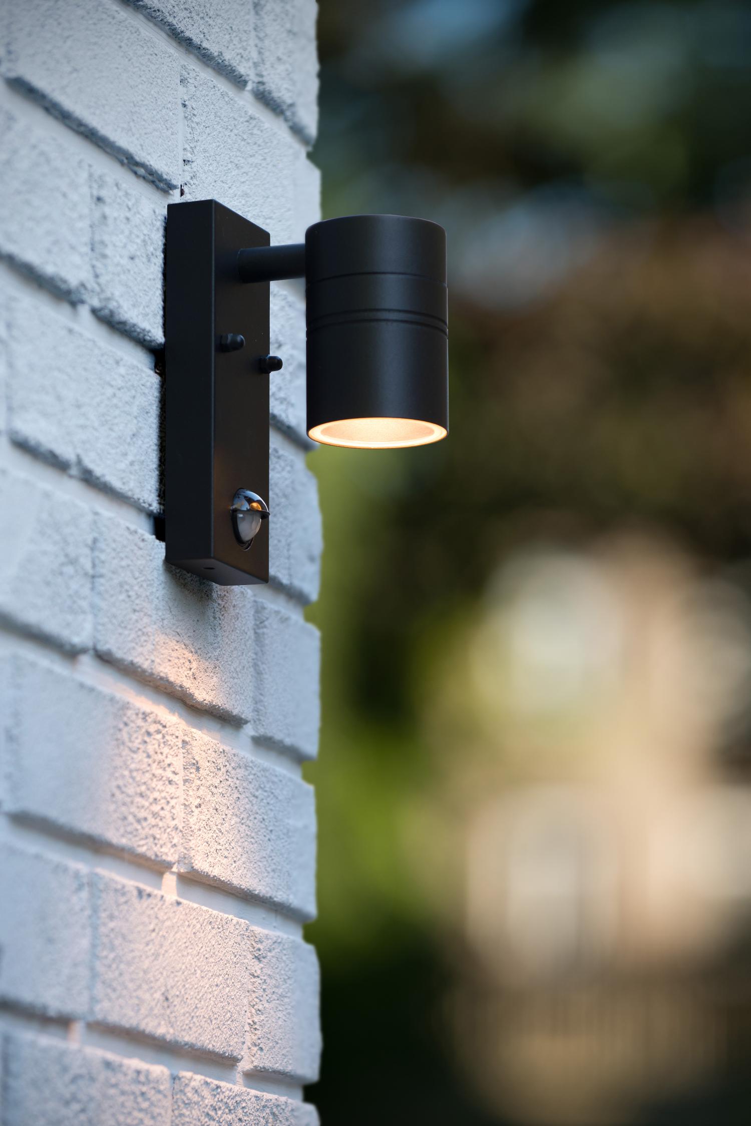 Lucide ARNE-LED IR Wandspot - Zwart