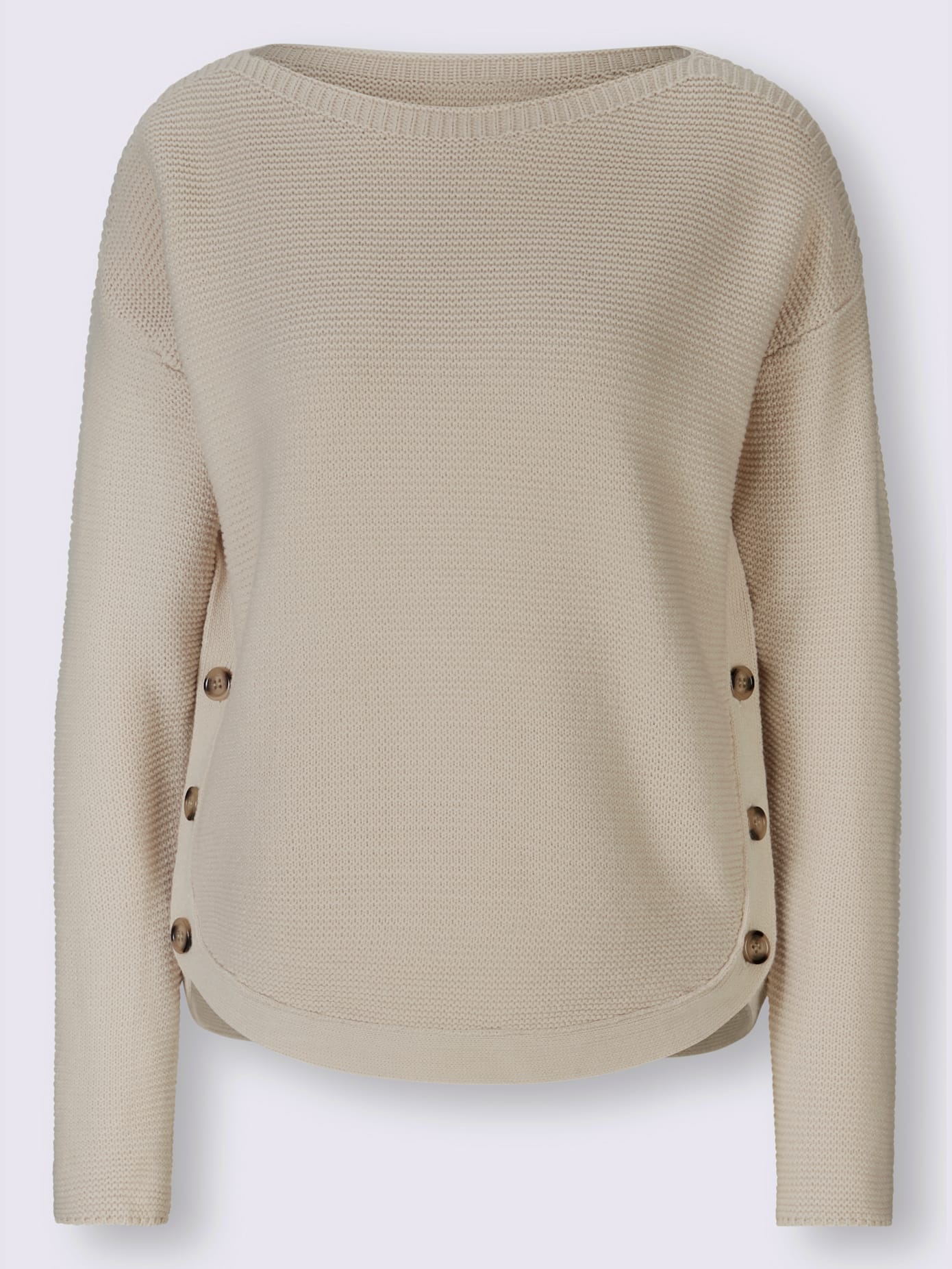 Pull superbe motif en côte perlée