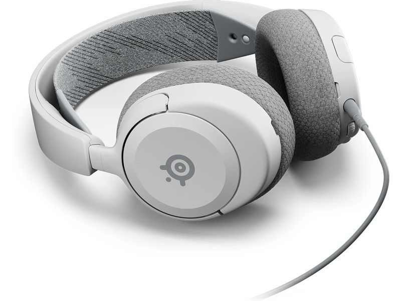 Steel Series Headset Arctis Nova 1P Weiss Steelseries Arctis Nova 1P kabelgebundene Gaming-Kopfhörer mit Kopfband, Weiss
